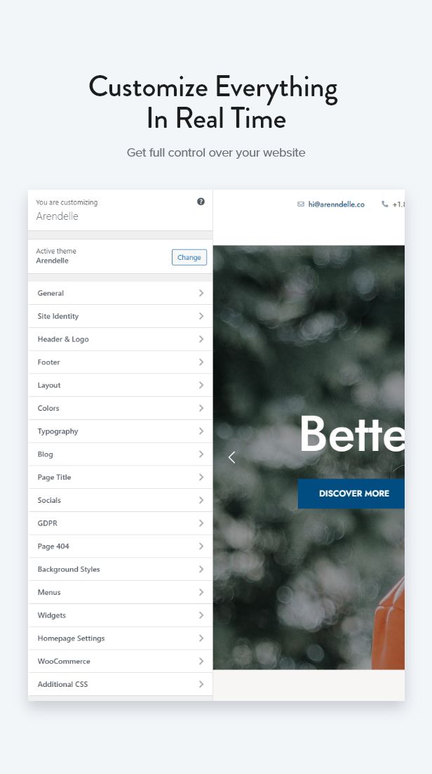 Arendelle |  Modernes eCommerce Elementor WordPress Theme