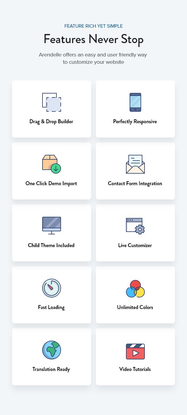 Arendelle |  Modernes eCommerce Elementor WordPress Theme