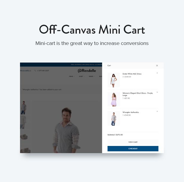 Arendelle |  Modernes eCommerce Elementor WordPress Theme