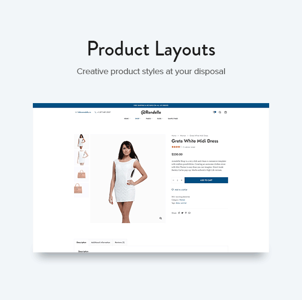 Arendelle |  Modernes eCommerce Elementor WordPress Theme
