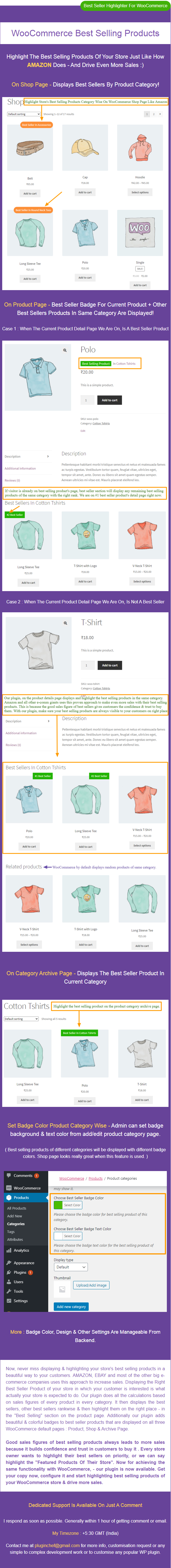 WooCommerce Bestseller Textmarker - 1