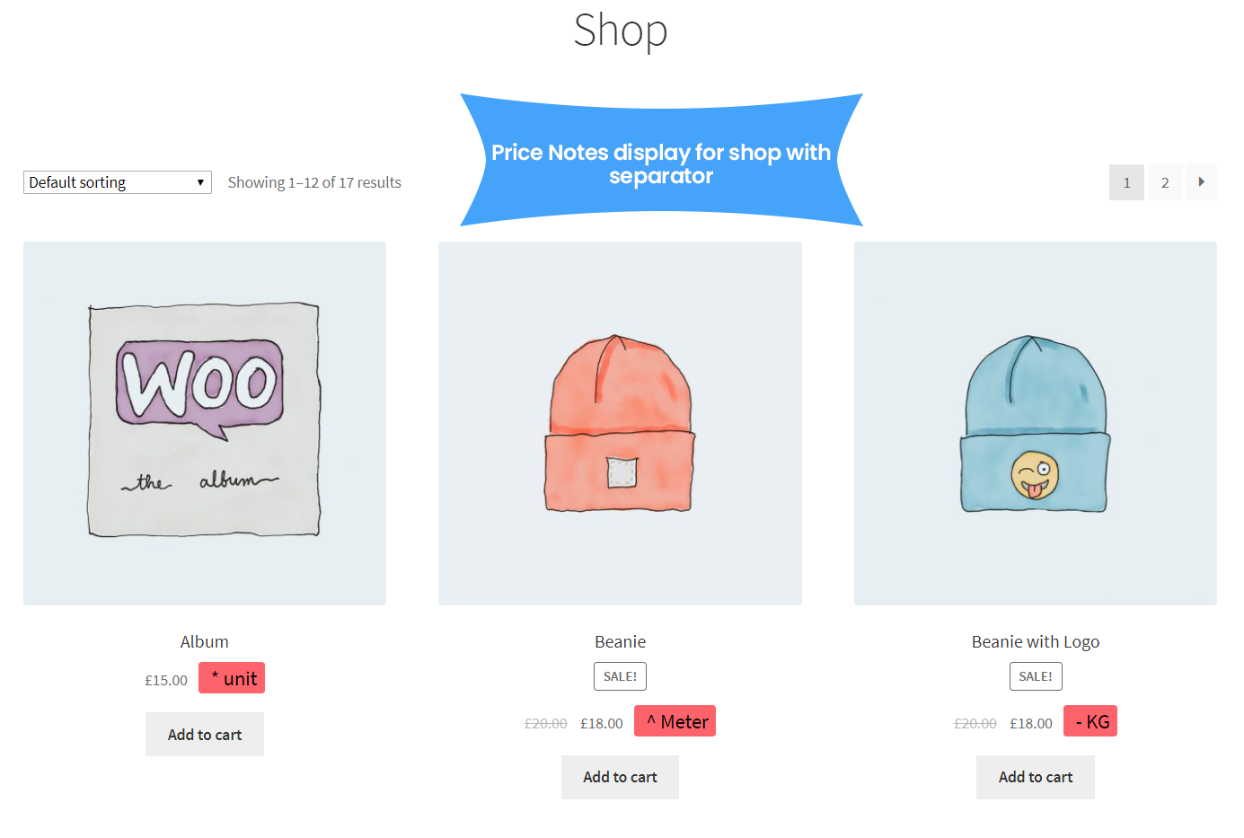 WooCommerce Preisnotiz-Plugin