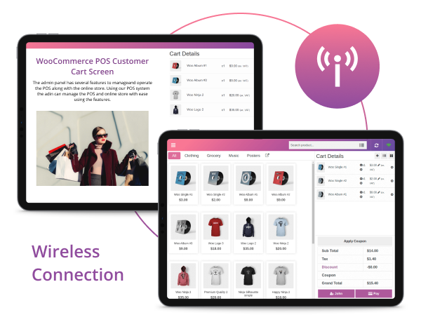 WooCommerce POS-Kunden-Warenkorb-Bildschirm - 8