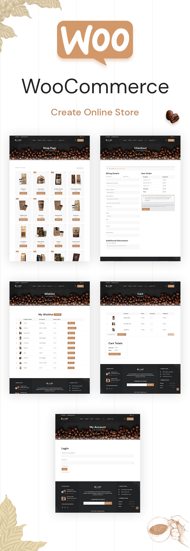 CaféXP |  Coffee Eatery WordPress Theme - 8