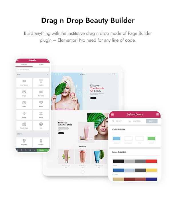 Beautifo ​​Beauty WooCommerce WordPress Theme - Erstellen Sie eine Beauty-Website mit Elementor