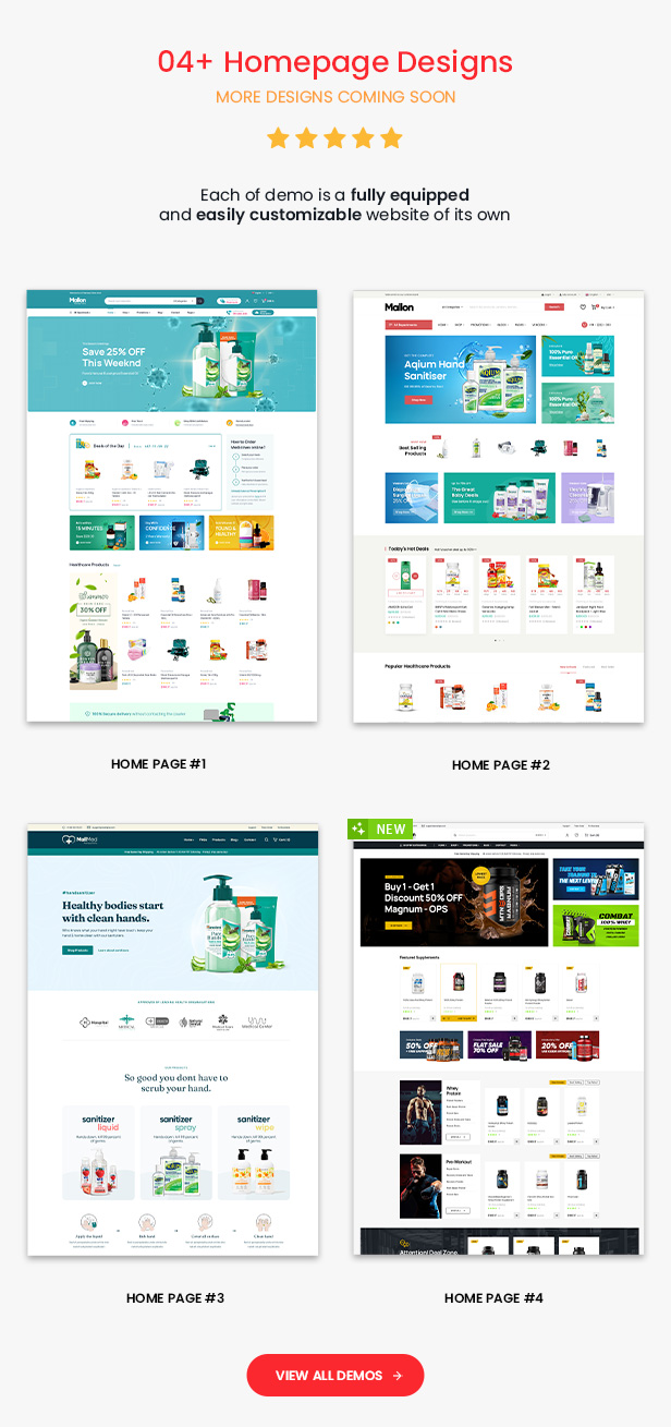 Mallon - Medical Store Elementor WooCommerce WordPress Theme