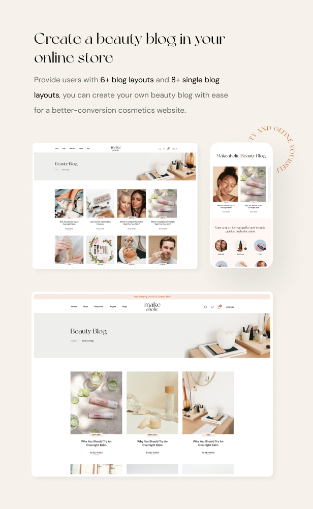 Makeaholic - Beauty Cosmetics WordPress Theme - 6