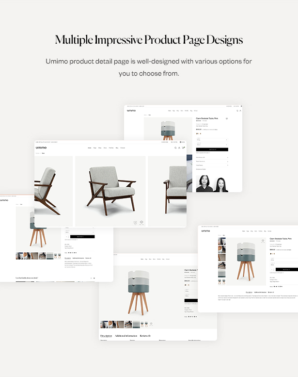 Umimo - Möbelgeschäft WordPress Theme