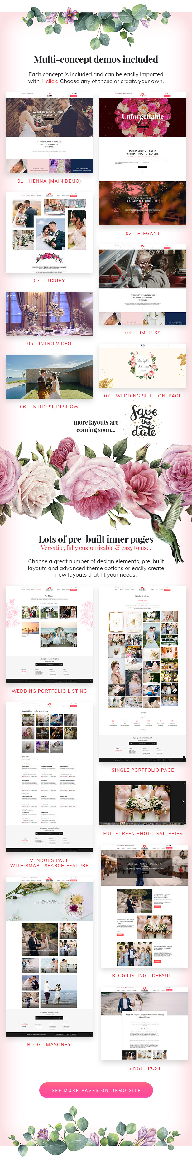 Henna - Hochzeits-WordPress-Theme - 3