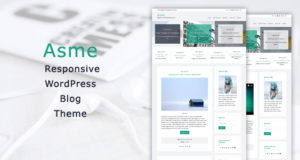 Asme – Responsives WordPress-Blog-Template