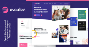 Aventer | Konferenzen & Events WordPress Vorlage