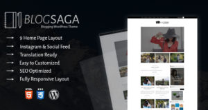 BlogSaga – WordPress Blog-Layout
