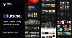 Blutube | Videostream & Blog WordPress Layout