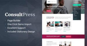 ConsultPress – WordPress Layout für Beratungs- und Finanzunternehmen