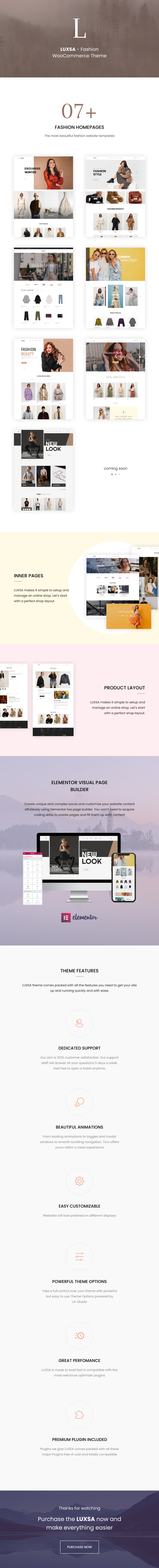 LUXSA - Mode WooCommerce Theme