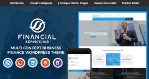 Financial Business Hub Corporate WordPress Vorlage – RTL