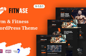 Fitnase – Fitnessstudio und Fitness WordPress Layout