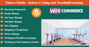 Fitnessstudio – Indoor Cycling und Laufbandbuchung für WordPress und WooCommerce