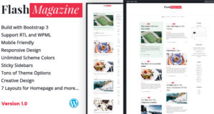 FlashMagazine – Responsive WordPress Blog Layout