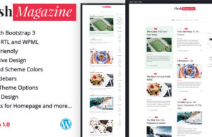 FlashMagazine – Responsive WordPress Blog Layout