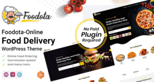 Foodota – WordPress-Template für Online-Essenslieferung