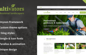 Grubber – WordPress Gardening Design