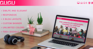 GuGu – Einfaches, elegantes und reaktionsschnelles WordPress-Blog-Template