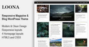 Loona – Persönliches Blog & Magazin WordPress Vorlage