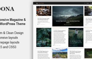 Loona – Persönliches Blog & Magazin WordPress Vorlage