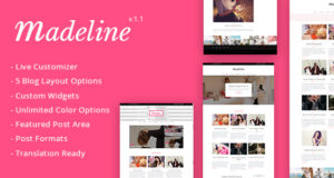 Madeline Fashion Blog WordPress Layout