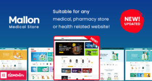 Mallon – Medical Store Elementor WooCommerce WordPress Vorlage