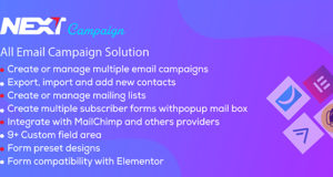 Nächste Kampagne – Kontakte verwalten / E-Mail-Marketing / WordPress-Plugin abonnieren