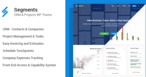 Segmente – CRM WordPress Layout