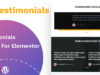 Testimonials-Widget für Elementor