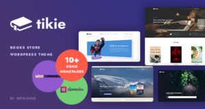 Tikie – Buchladen WooCommerce WordPress Layout