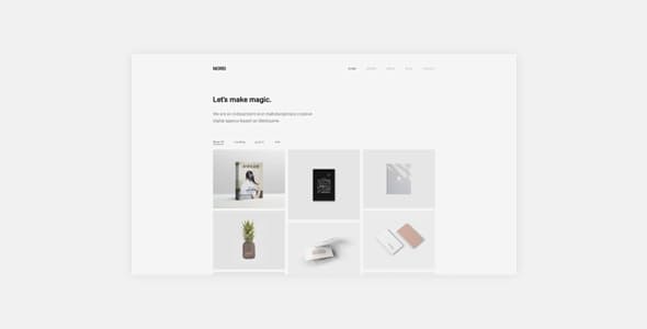 Horizon - Freebies Modernes Blog-Thema - 1