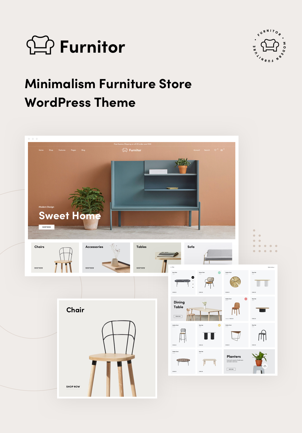 Möbel – Minimalismus Möbelgeschäft WordPress Theme - 9