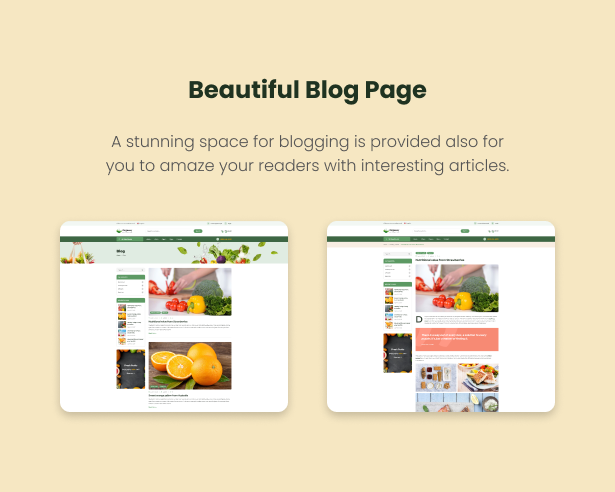 Organey - WooCommerce WordPress Theme für Bio-Lebensmittel