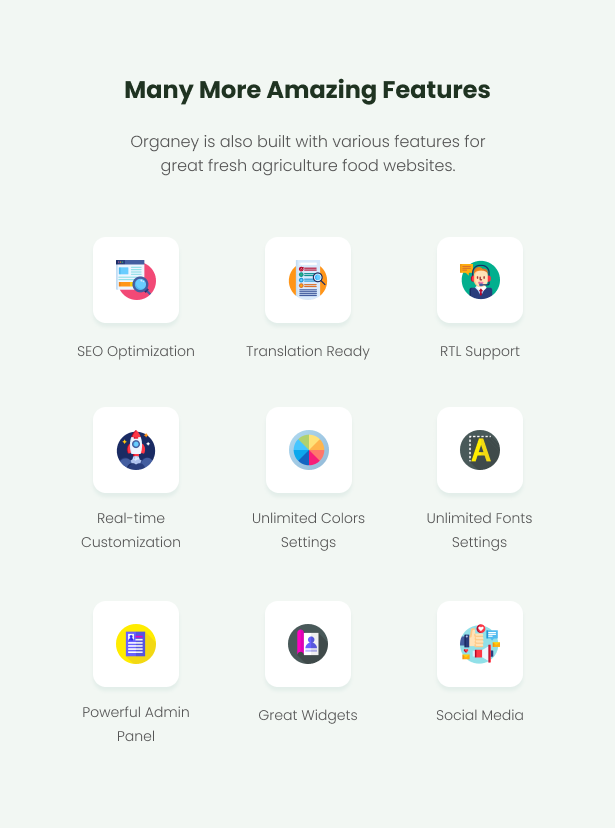 Organey - WooCommerce WordPress Theme für Bio-Lebensmittel