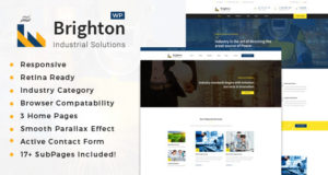 Brighton – Fabrik- und Industrie-WordPress-Template