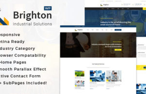 Brighton – Fabrik- und Industrie-WordPress-Template