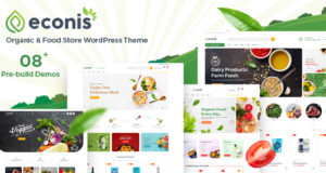 Econis – WordPress Layout für Bio- und Lebensmittelgeschäfte