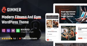 Gimmer – Fitness & Fitnessstudio WordPress Layout