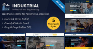 Industrie – Industrie und Technik WordPress Vorlage