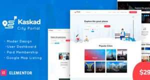 Kaskad – Stadtführer WordPress Template