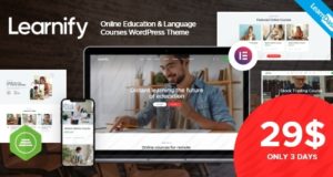 Learnify – Online-Schulungskurse WordPress Template