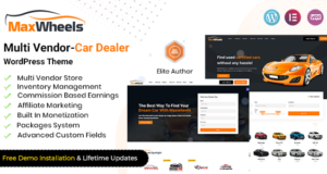Maxwheels – Multivendor-Autohaus WordPress