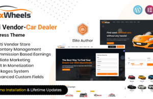 Maxwheels – Multivendor-Autohaus WordPress