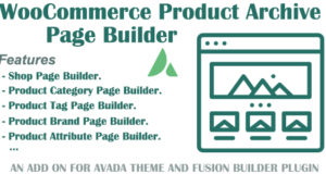 Passen Sie die WooCommerce-Archivproduktseite für Avada und Fusion Builder an