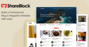 ShareBlock – Magazin & Blog WordPress Template